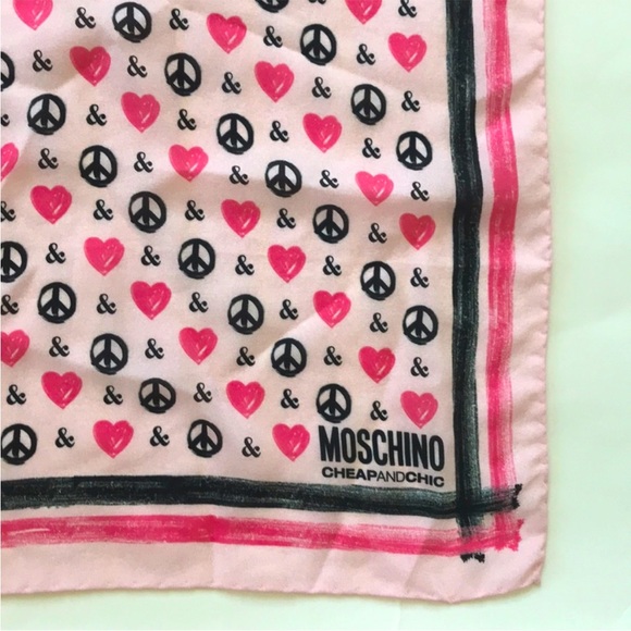 Moschino Cheap and Chic Silk Handkerchief Scarf - Picture 5 of 6